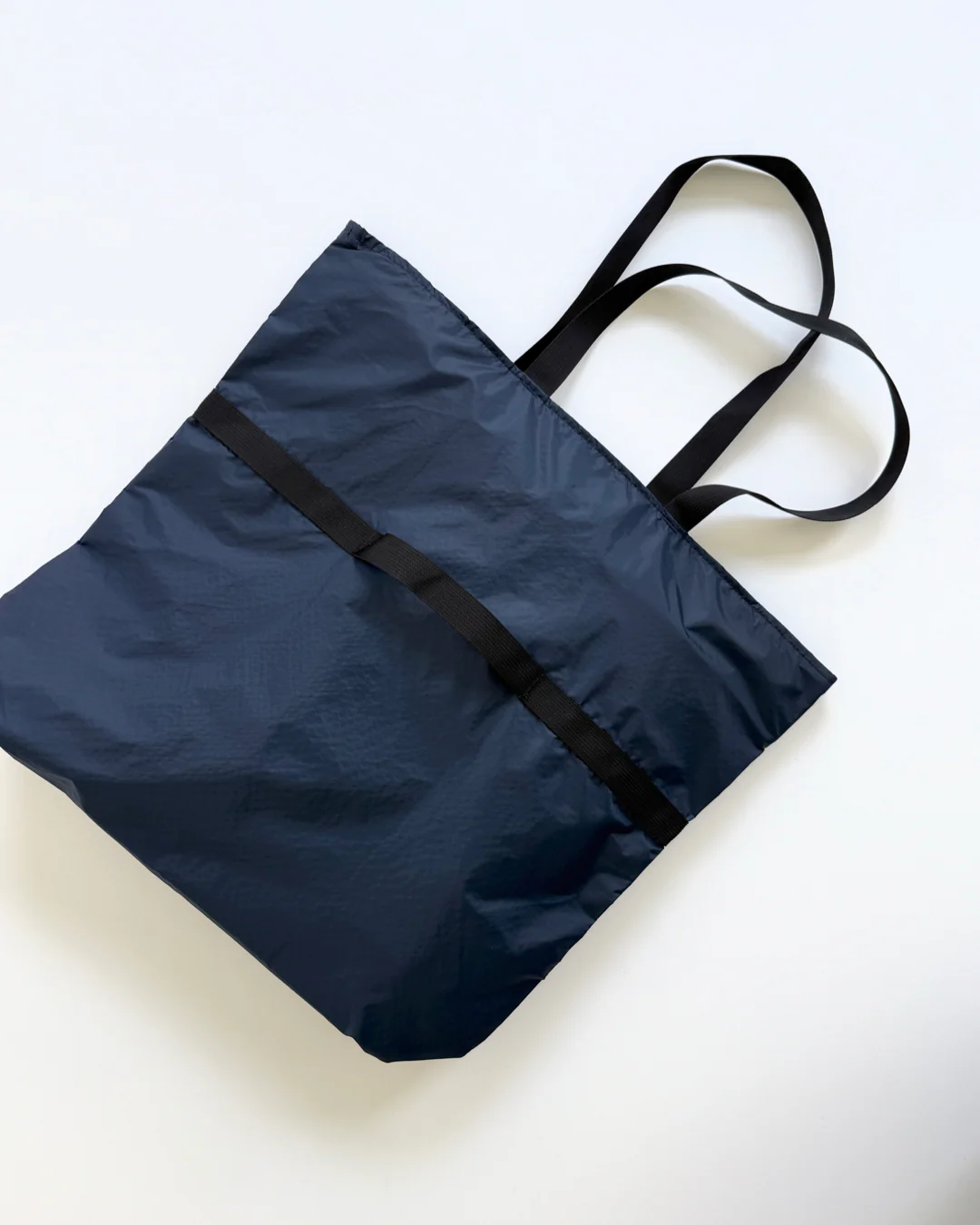 Ripstop 2-Way Tote in Navy - Image 3