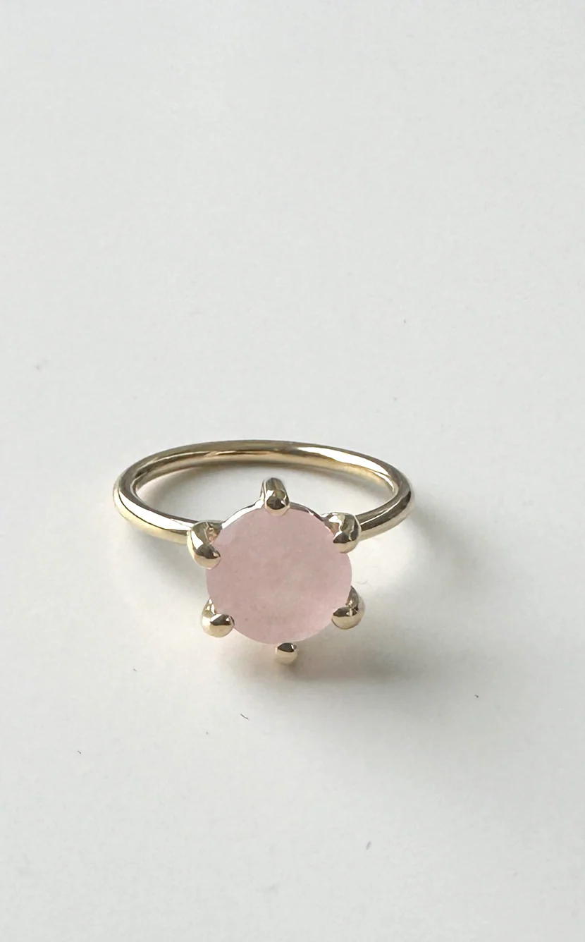 Pink Jade Ring - Image 3