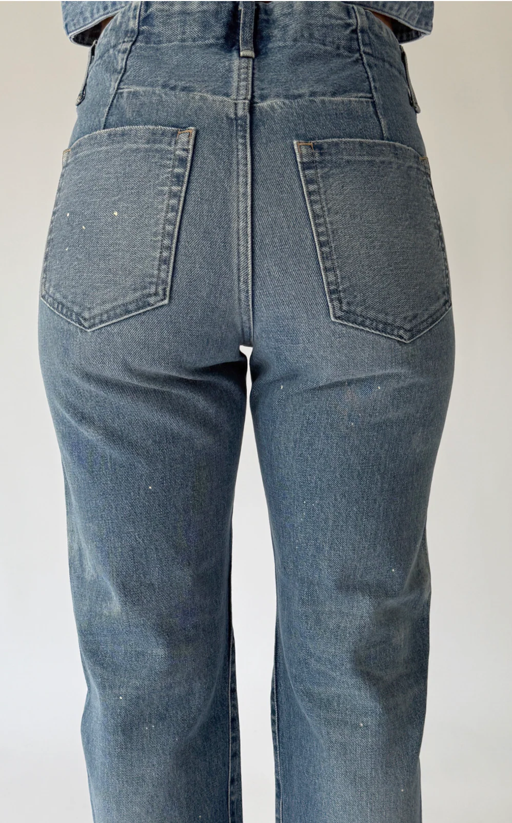 Straight Jean Trouser in Bleach Blue - Image 4